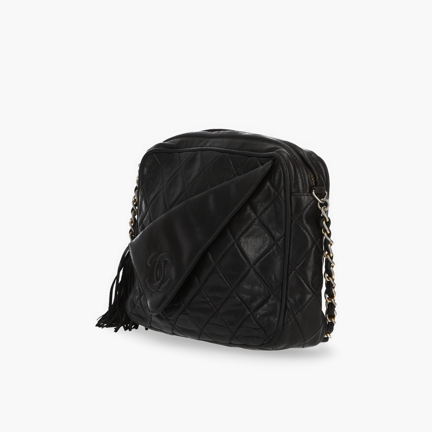 Chanel Camera Tassel Crossbody Bag