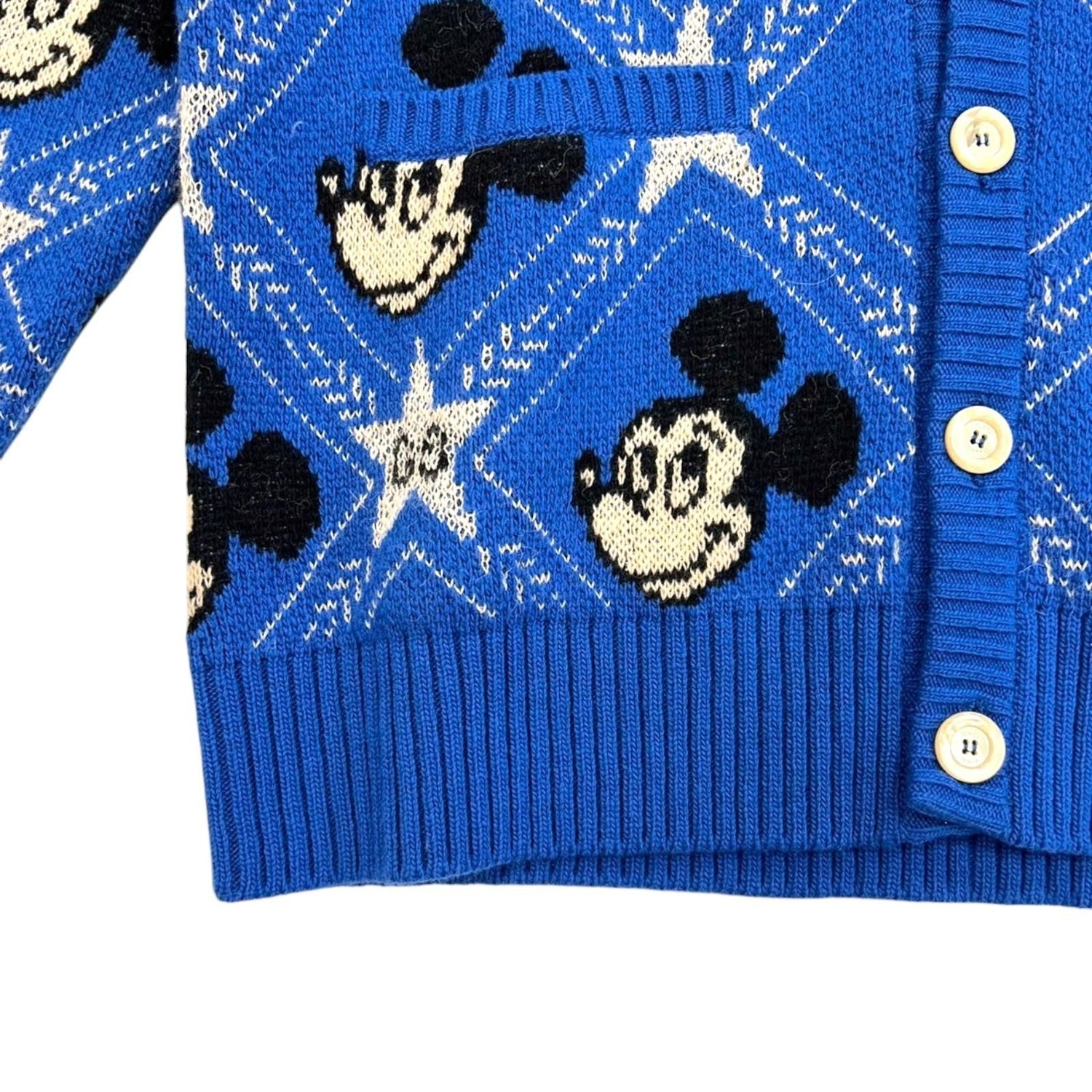 Gucci Disney Wool Cardigan Blue Xs 601565