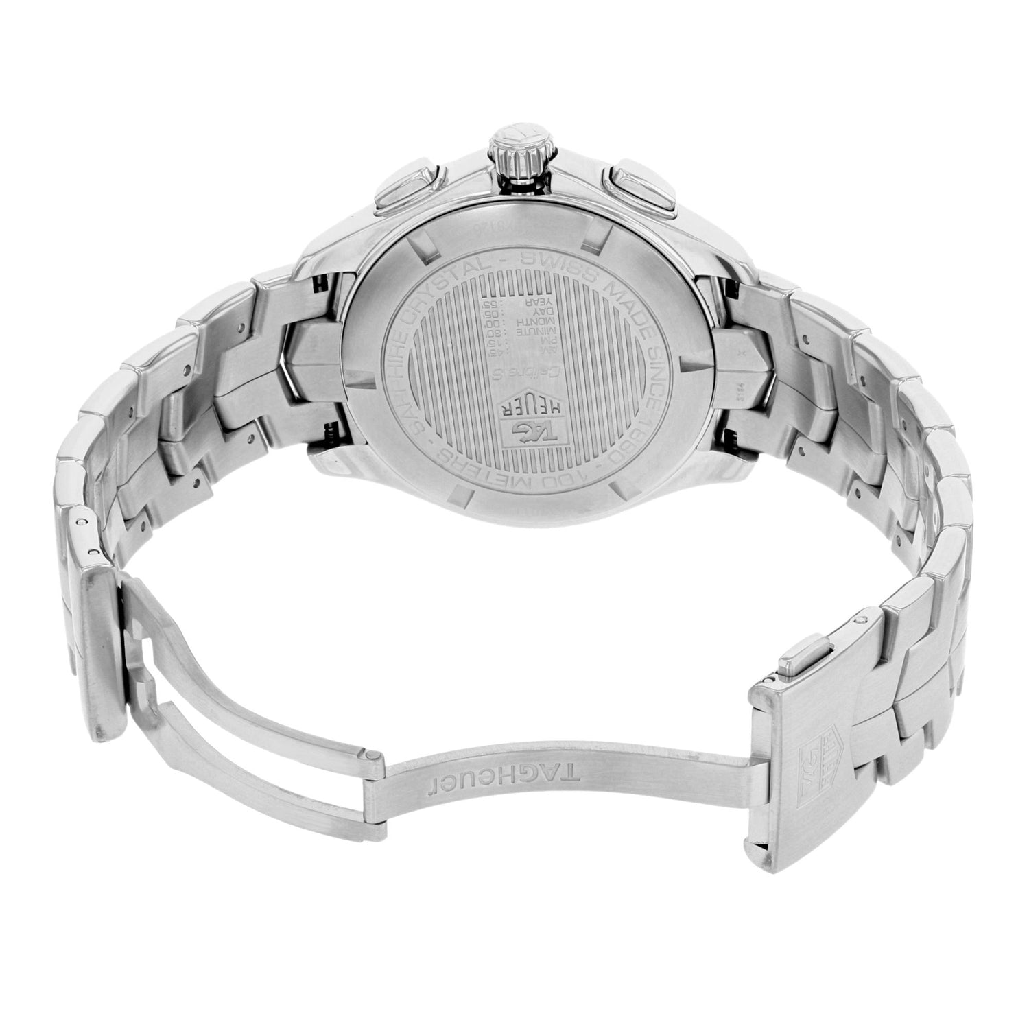 TAG Heuer Link Chronograph Silver Dial Steel Quartz Mens Watch CAT7011.BA0952