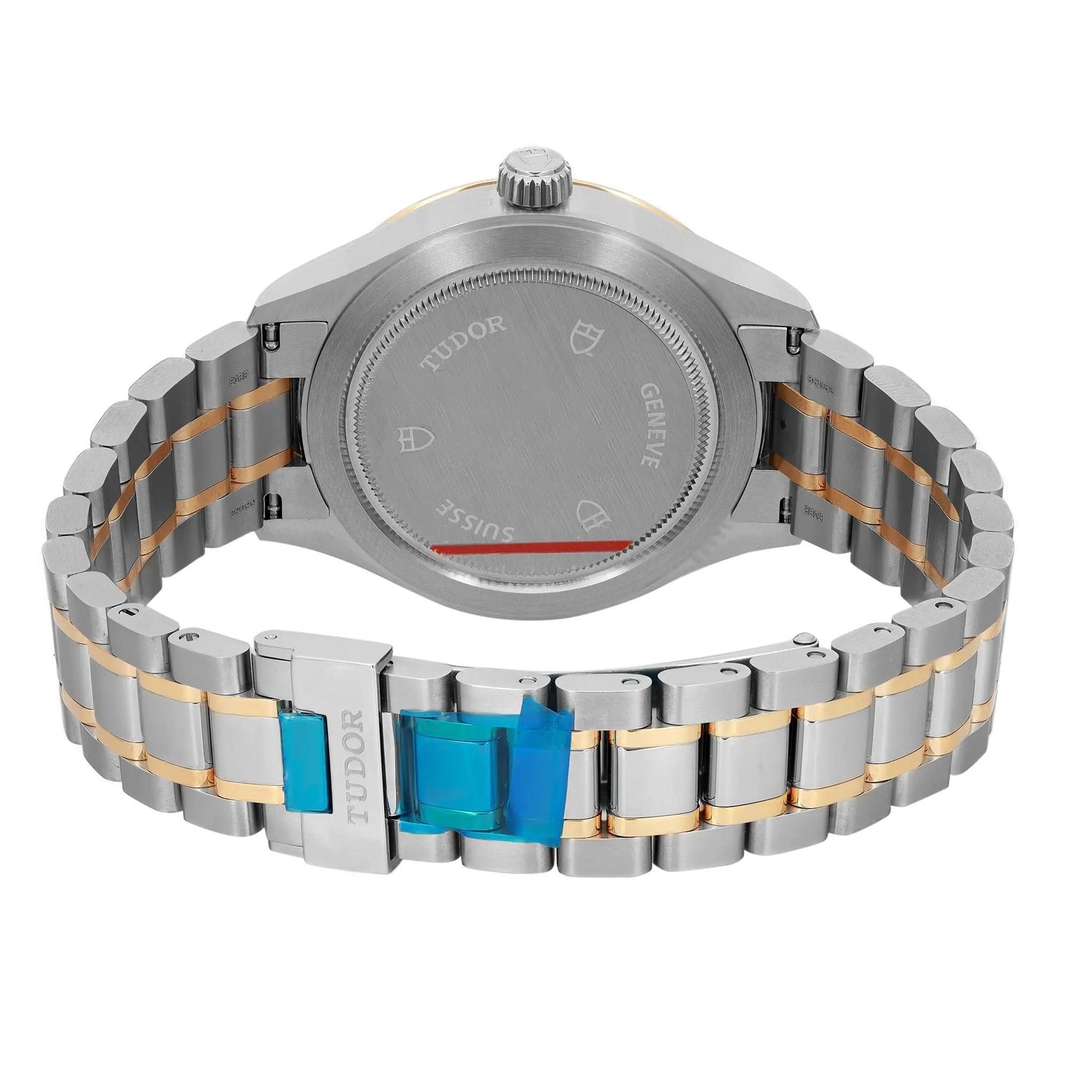 Tudor Style 38mm Gold Steel Silver Diamond Dial Men Automatic Watch 12503-0005