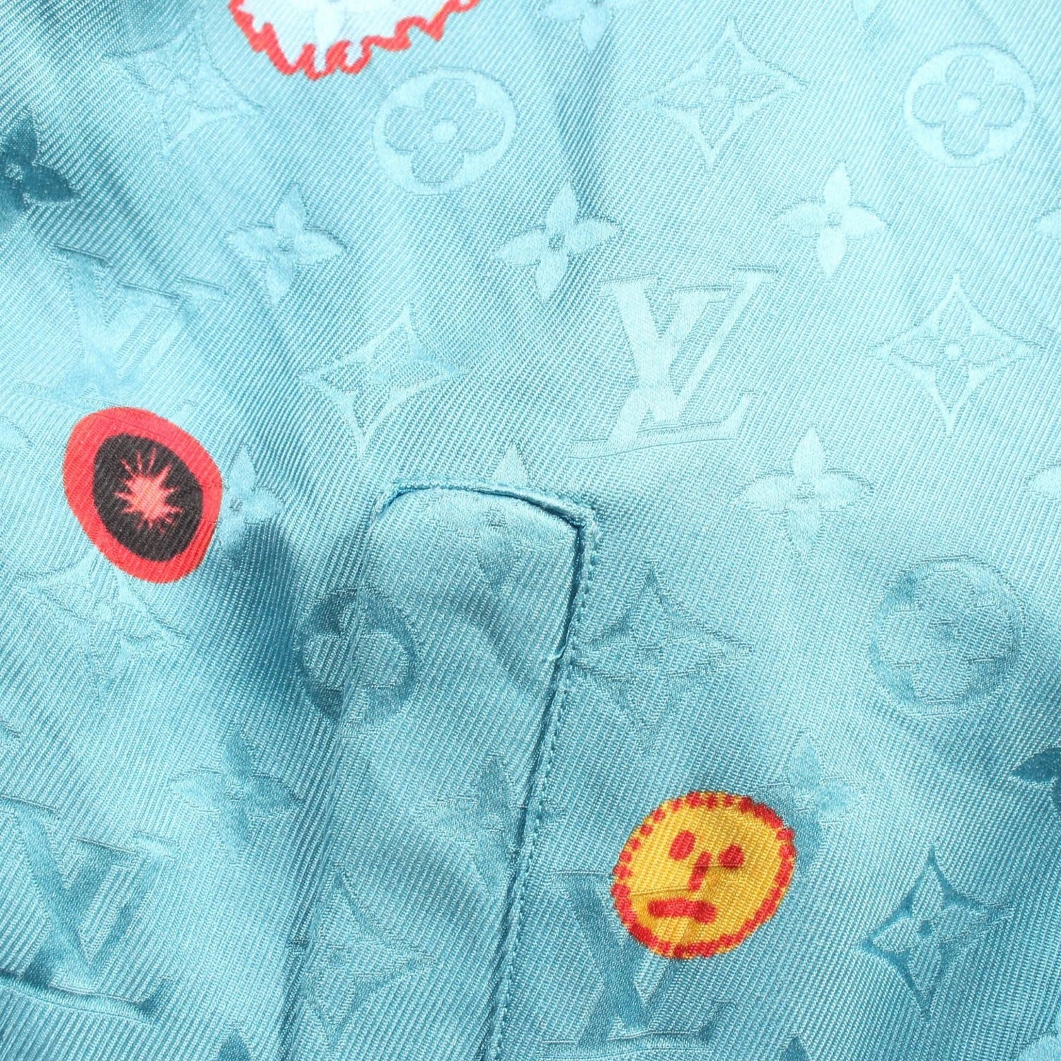 Louis Vuitton _ Yayoi Kusama Monogram Face Blue Multicolor Other Tops