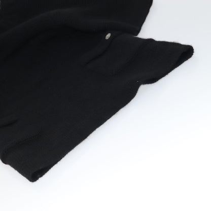 Chanel Sweater Wool 36 Black Cc Auth