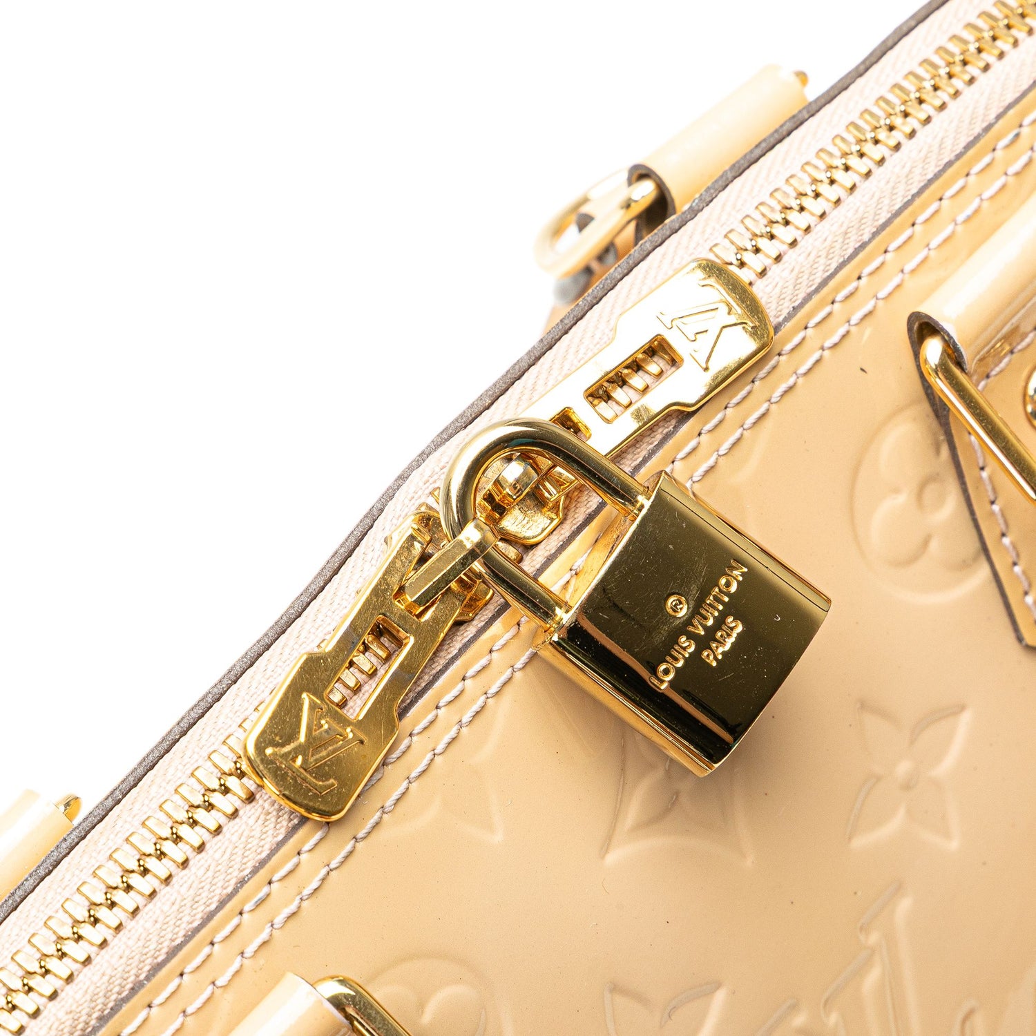 Louis Vuitton Monogram Vernis Alma PM Brown