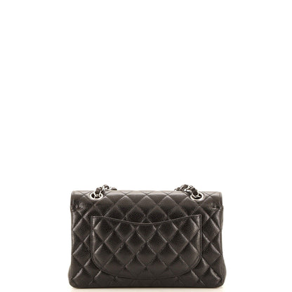 Chanel Classic Double Flap Bag Quilted Caviar Small