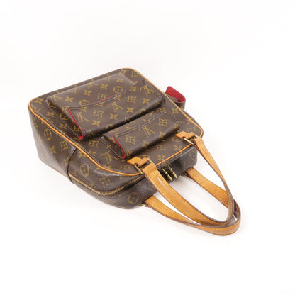 Louis Vuitton Monogram Excentri-cite Kinsaku Hand-turned Bag Palm Color Brown Handbag M 51161