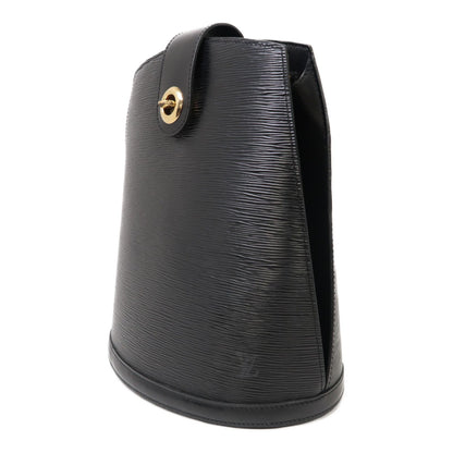 Louis Vuitton Epi Cluny Gold Shoulder Bag Black Black Shoulder Bag M 52252