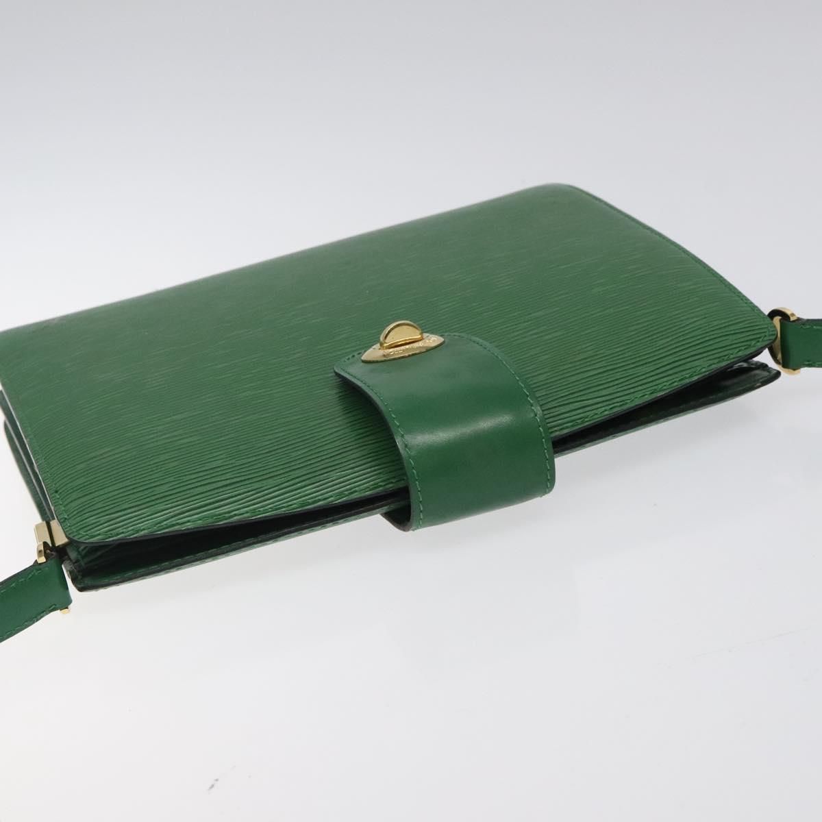 Louis Vuitton Epi Capuchin Shoulder Bag Green M 52344 Lv Auth