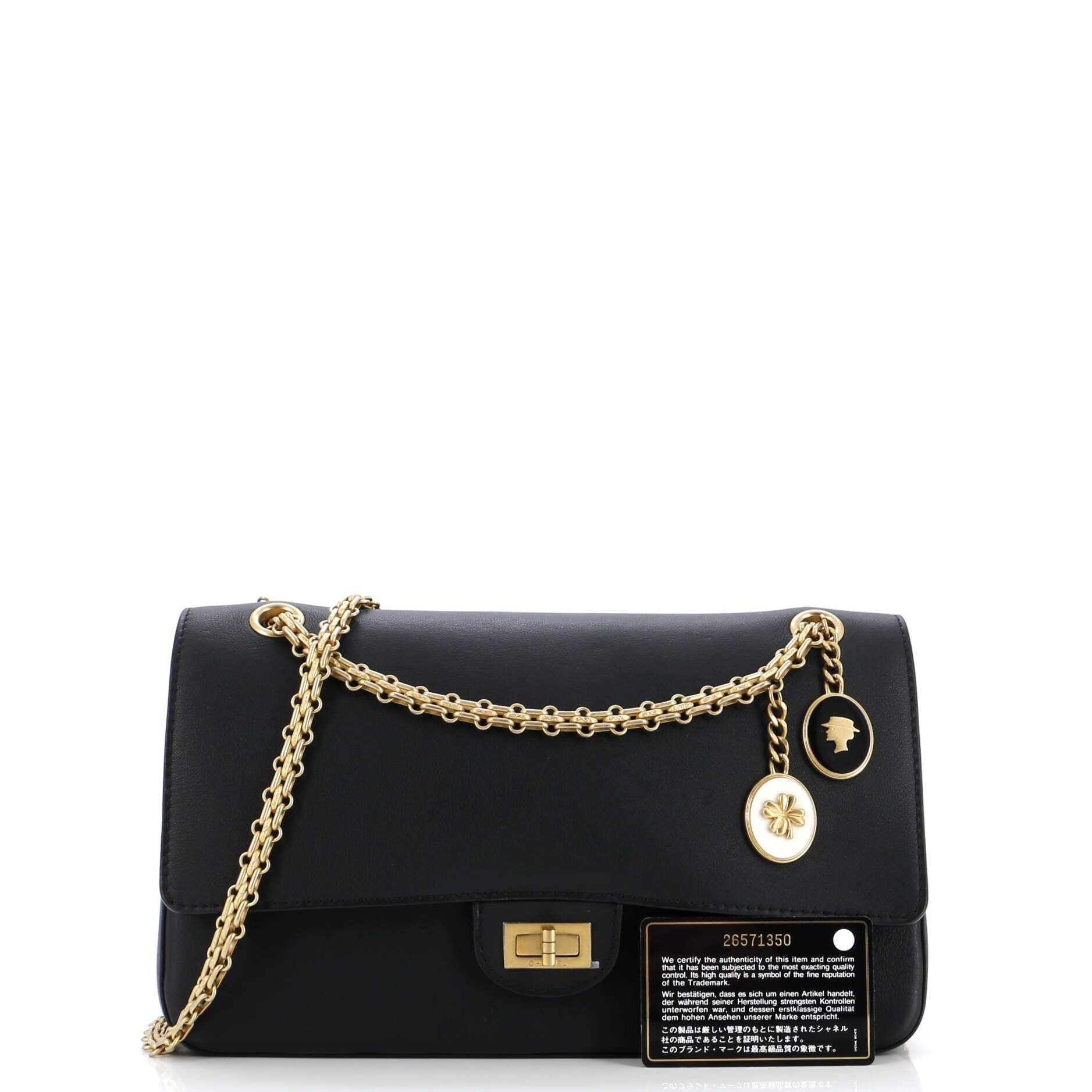 Chanel Nude Medallion Reissue 2.55 Flap Bag Calfskin 226