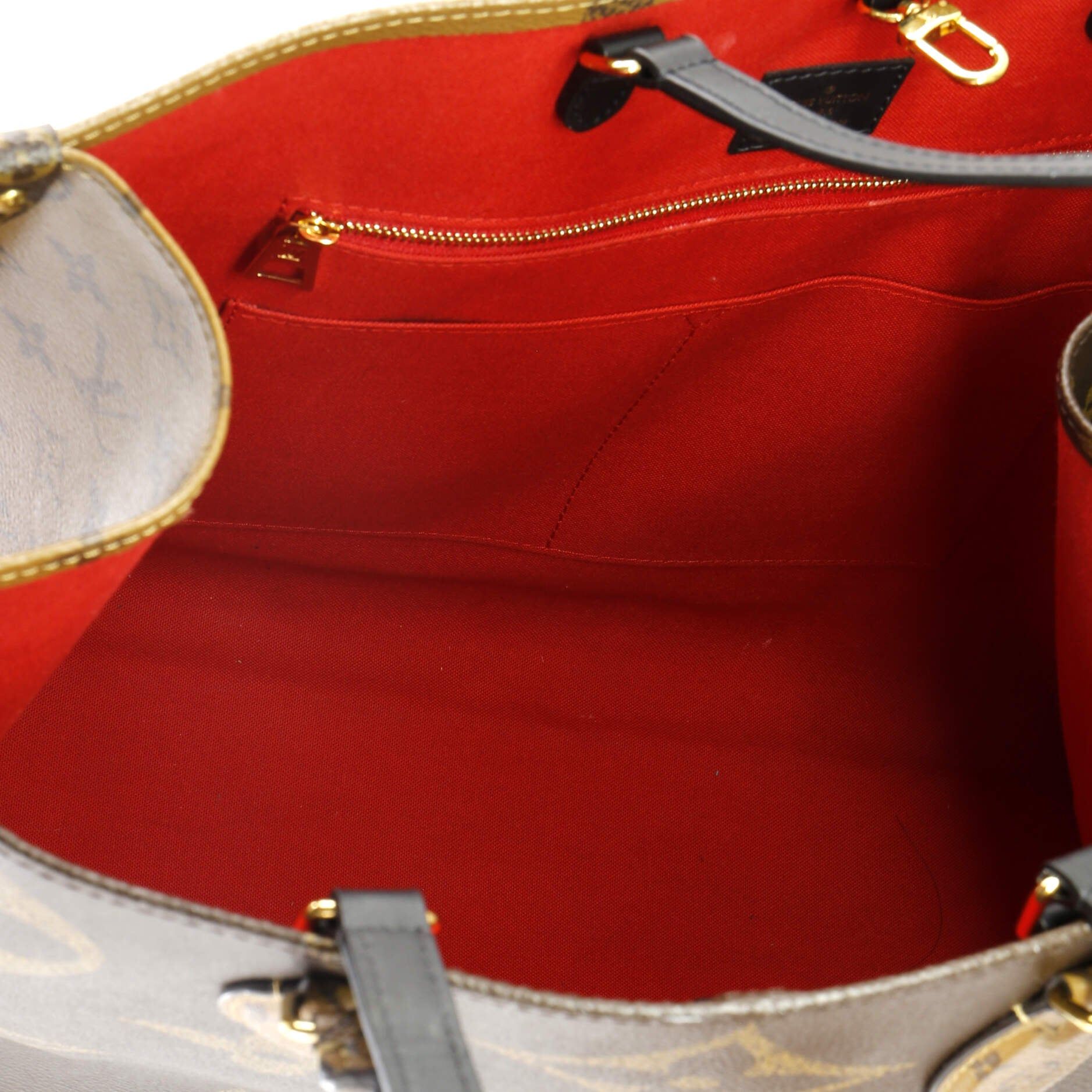 Louis Vuitton Onthego Tote Reverse Monogram Giant Gm