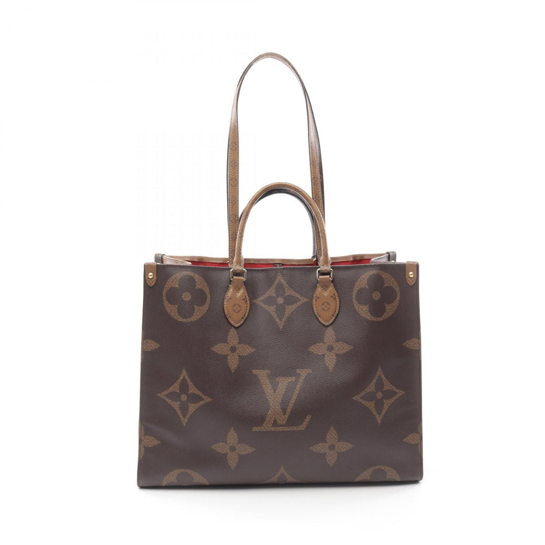 Louis Vuitton On The Go Gm Monogram Giant Reverse Shoulder Bag M 45320 Lv