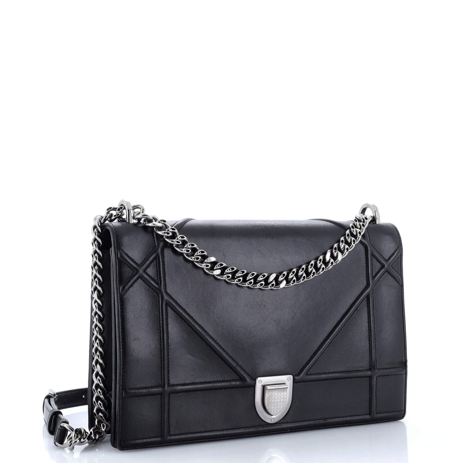 Christian Dior Diorama Flap Bag Calfskin Large