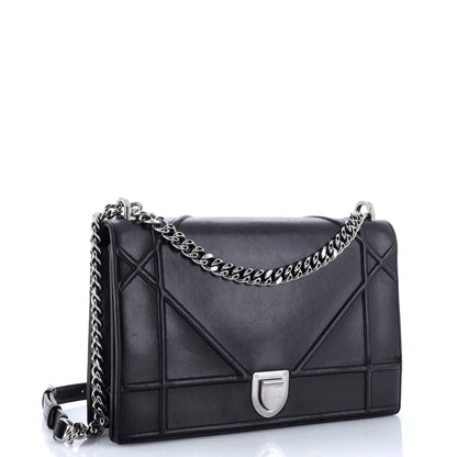 Christian Dior Diorama Flap Bag Calfskin Large