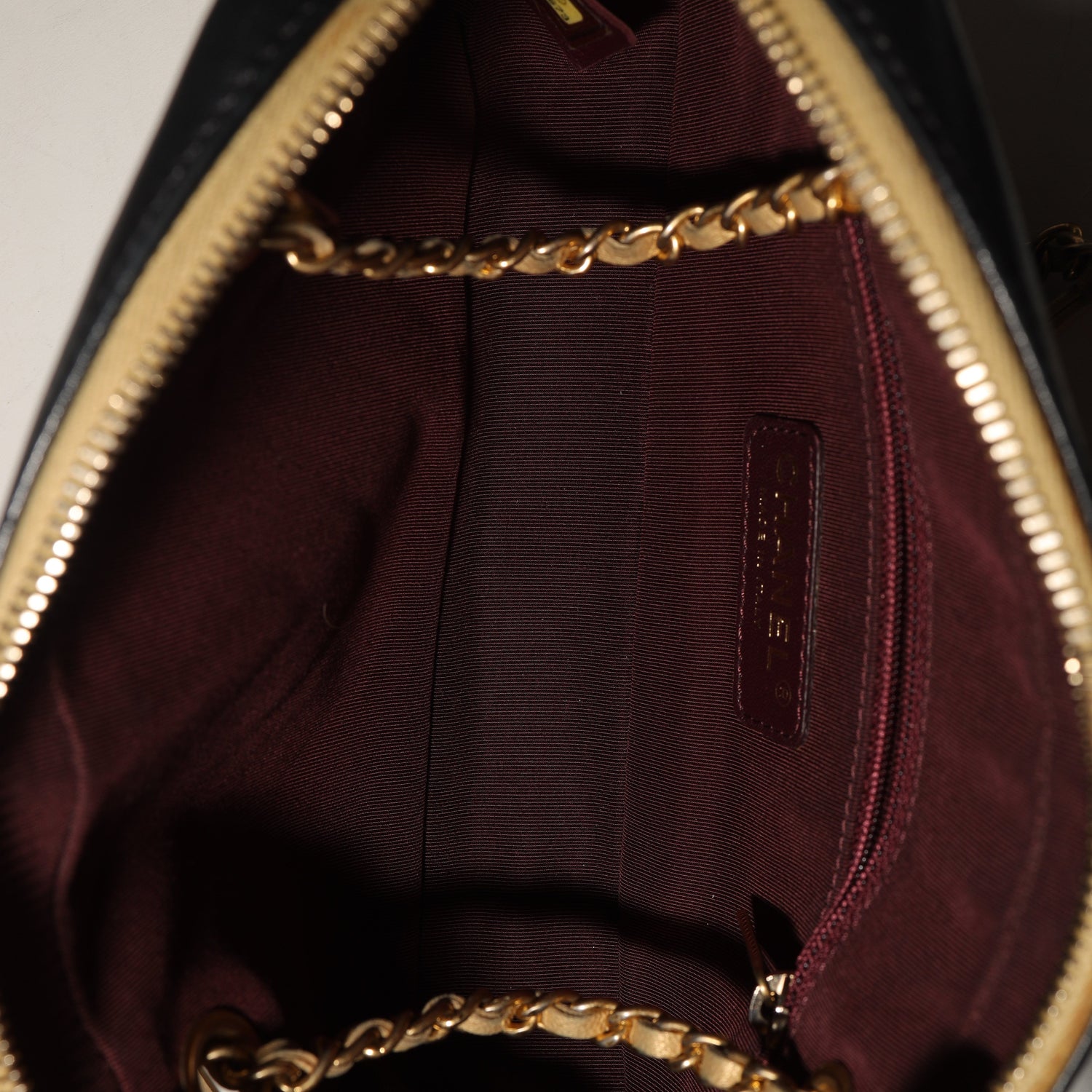 Chanel Chevron Charm Camera Bag