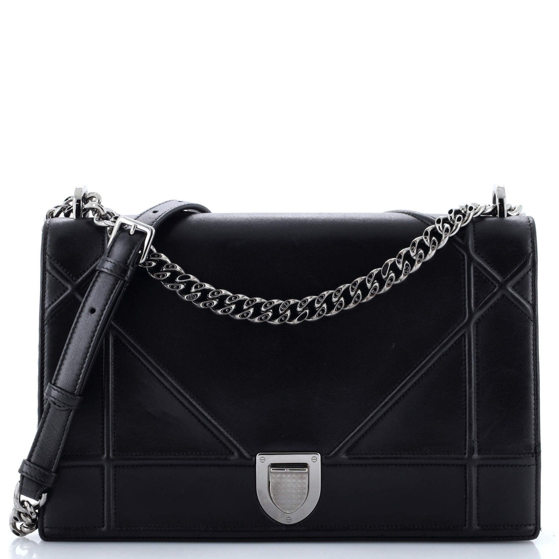 Christian Dior Diorama Flap Bag Calfskin Large