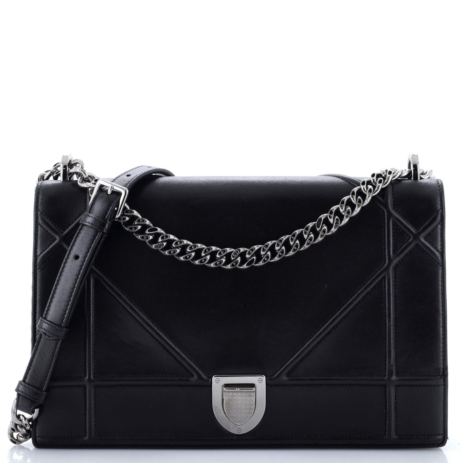 Christian Dior Diorama Flap Bag Calfskin Large
