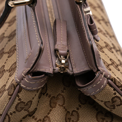 Gucci GG Canvas Mayfair Tote Brown