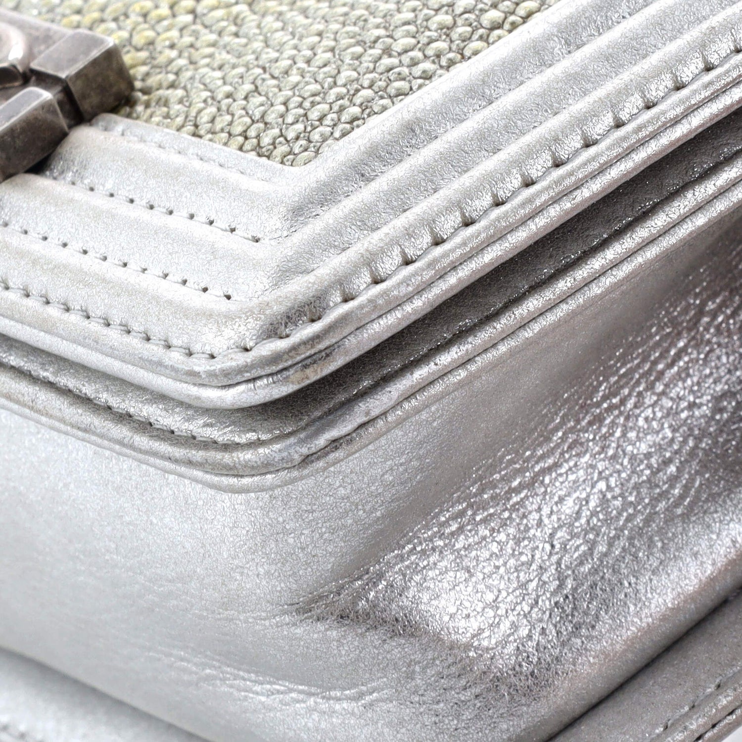 Chanel Boy Flap Bag Stingray Mini