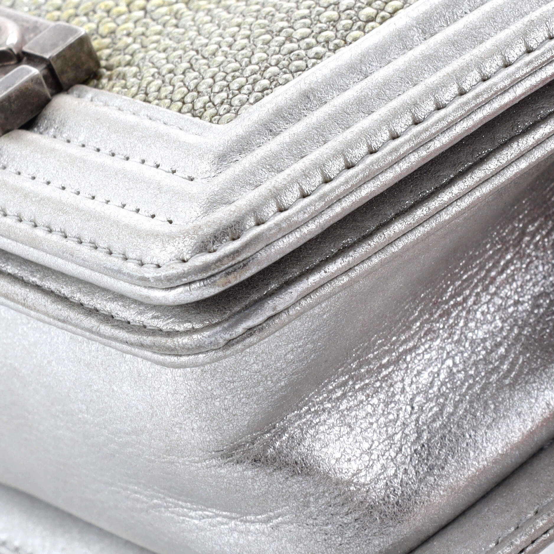 Chanel Boy Flap Bag Stingray Mini