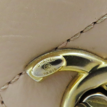 Chanel Matelasse Shoulder Handbag Calfskin Pink (no Card)