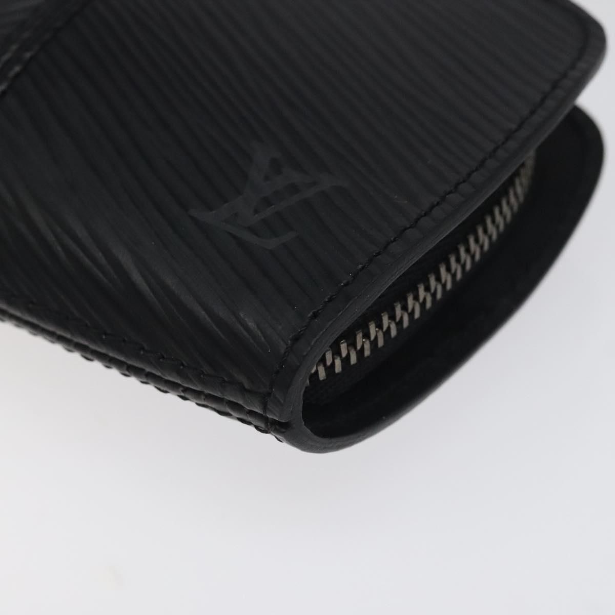 Louis Vuitton Epi Porte Monnaie Z Coin Purse Black M 63682 Lv Auth