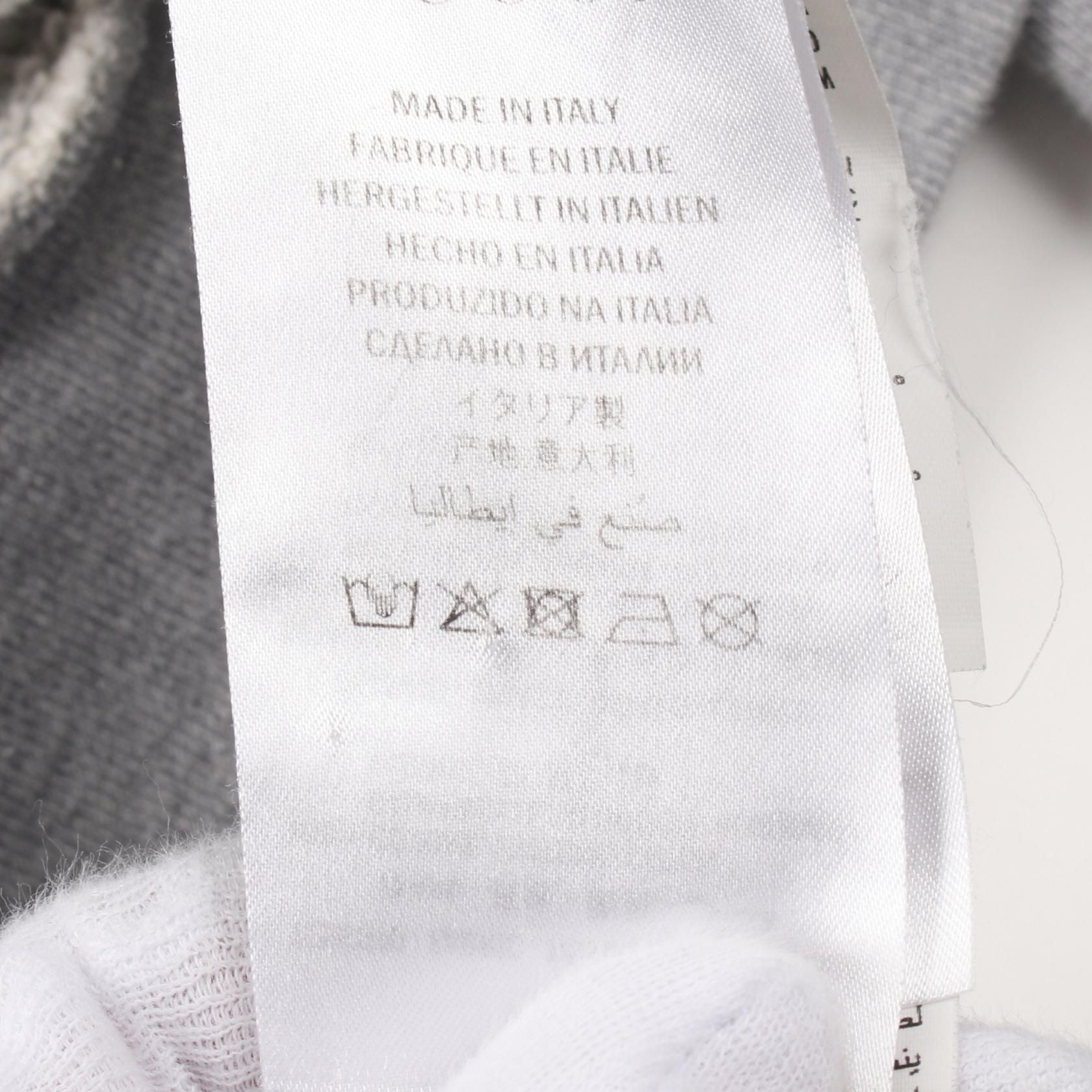 Gucci Technical Logo Sweat Shirts Tops 522846 Cotton Gray Mens L