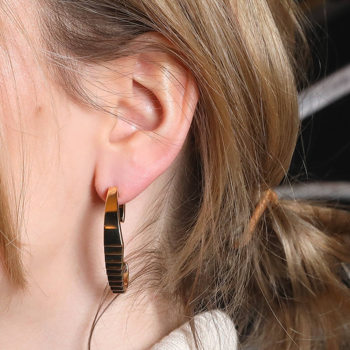 Gold Canaglia Paris earrings