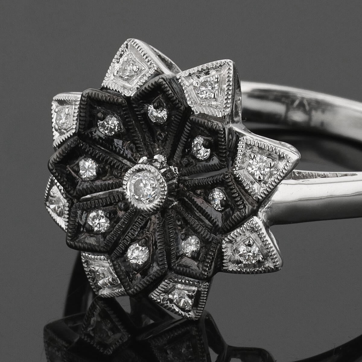 Gold and diamonds ring