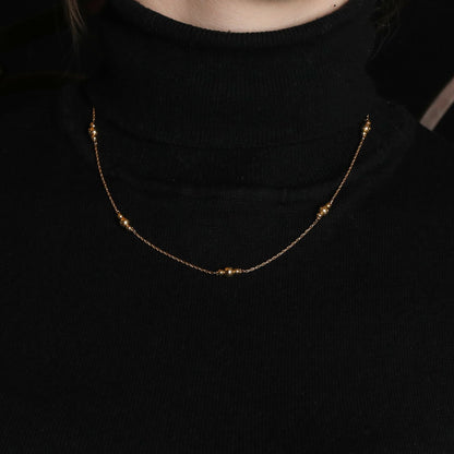 Gold necklace