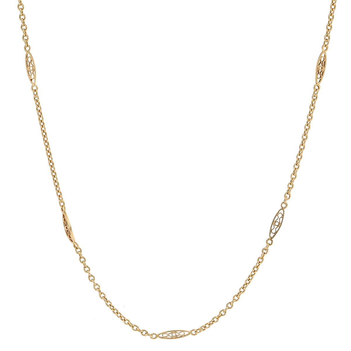 Gold necklace