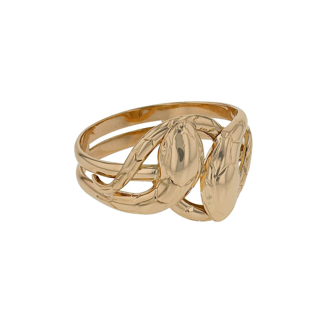 Gold snake ring