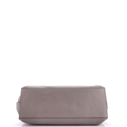 Gucci Bamboo Daily Top Handle Bag Leather Large