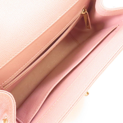 Chanel Pink Caviar Quilted Small Business Affinity Flap