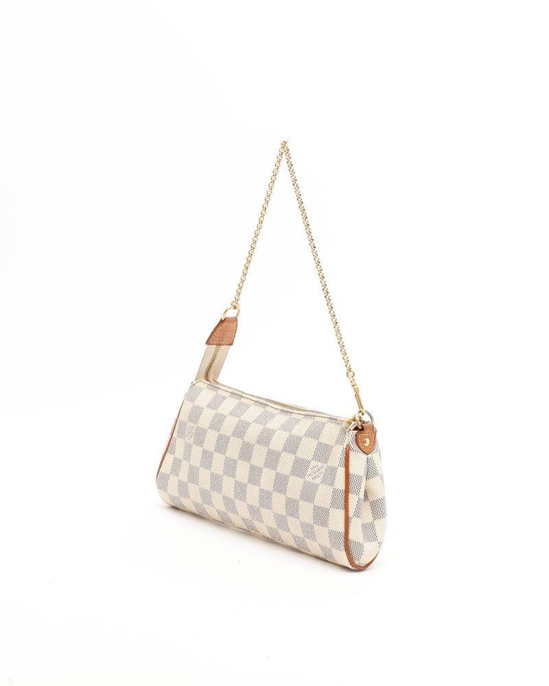 Louis Vuitton Damier Azur Eva Pochette Bag