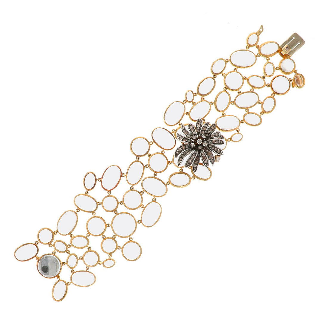 H. Stern rock crystals, diamonds and gold bracelet