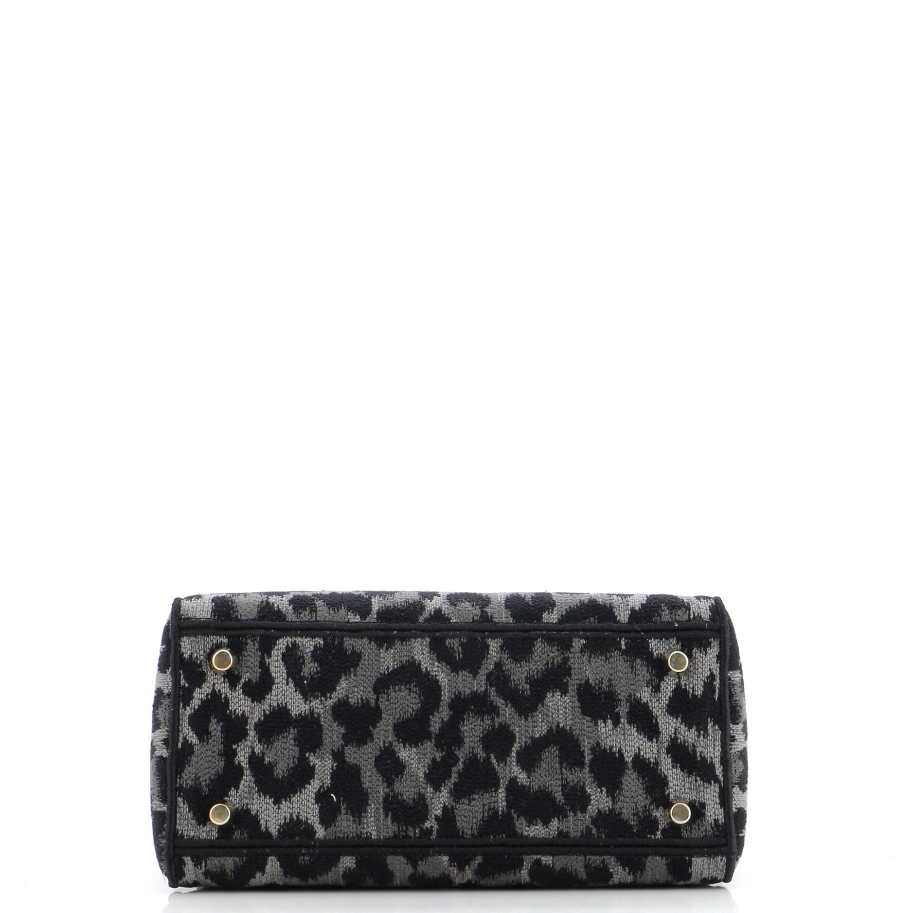 Christian Dior Lady D-Lite Bag Mizza Embroidered Canvas Medium