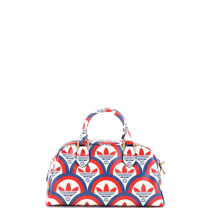 Gucci X Adidas Duffle Bag Printed Leather Mini