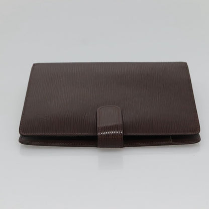 Louis Vuitton Epi Agenda Mm Day Planner Cover Mocha R 2004d Lv Auth