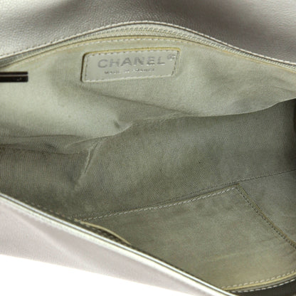 Chanel Boy Flap Bag Quilted Caviar New Medium