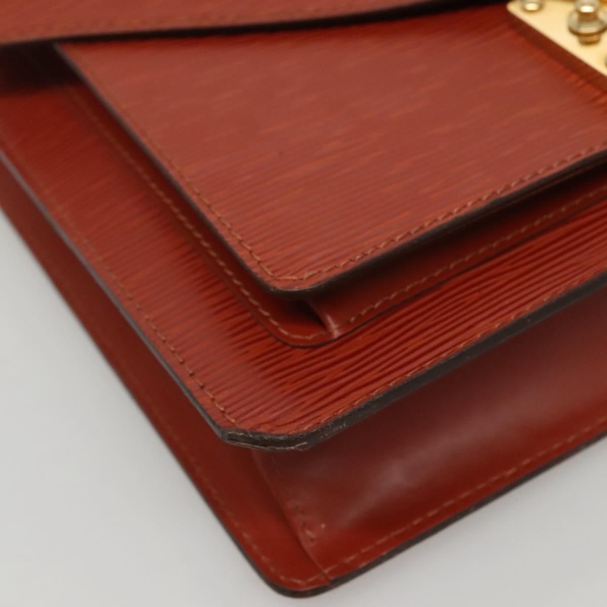 Louis Vuitton Epi Monceau 28 Hand Bag Brown M 52123 Lv Auth