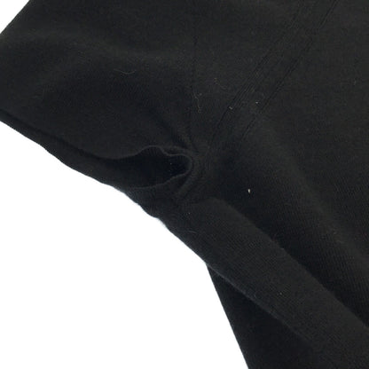 Hermes Short Sleeve Sweater Cashmere Silk Knit Black 34