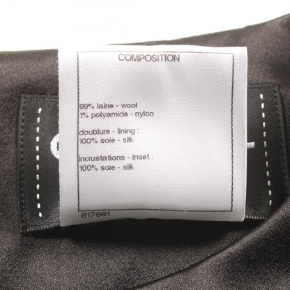 Chanel Black Bijoux Dress Wool Silk P 52338w 05713