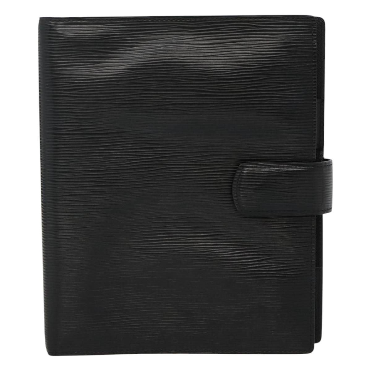 Louis Vuitton Epi Agenda Gm Day Planner Cover Black R 20212 Lv Auth