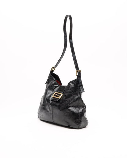 Fendi Patent FF Shoulder Bag