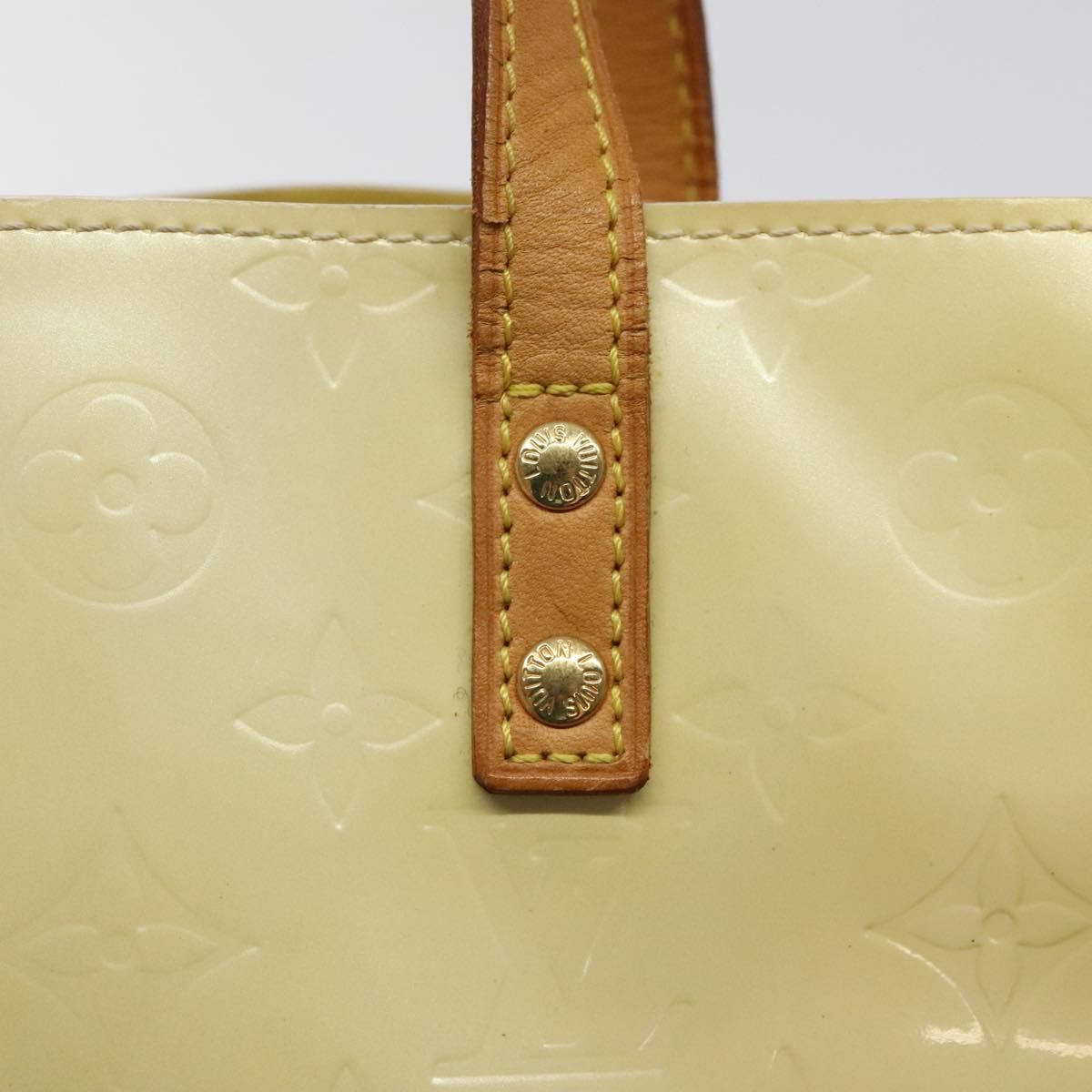 Louis Vuitton Vernis Reade Pm Hand Bag Perle M 91336 Lv Auth
