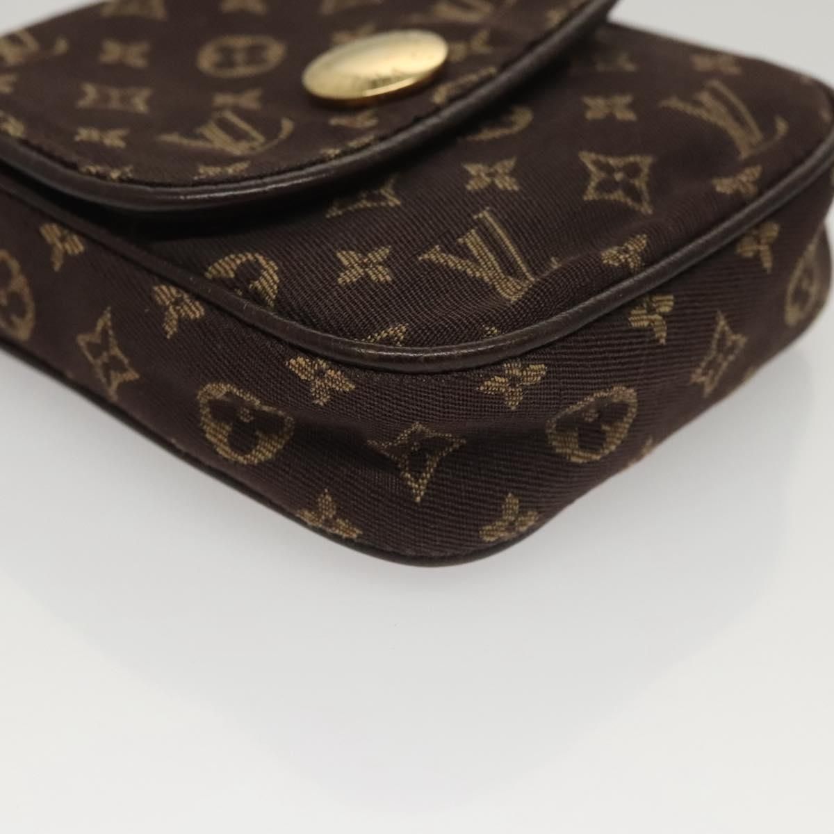 Louis Vuitton Monogram Mini Pochette Cancun Pouch Brown M 95313 Lv Auth