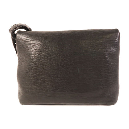 Yves Saint Laurent Cowhide Leather Sac De Jeur Silver Shoulder Bag Black Calfskin (cowhide) 480583