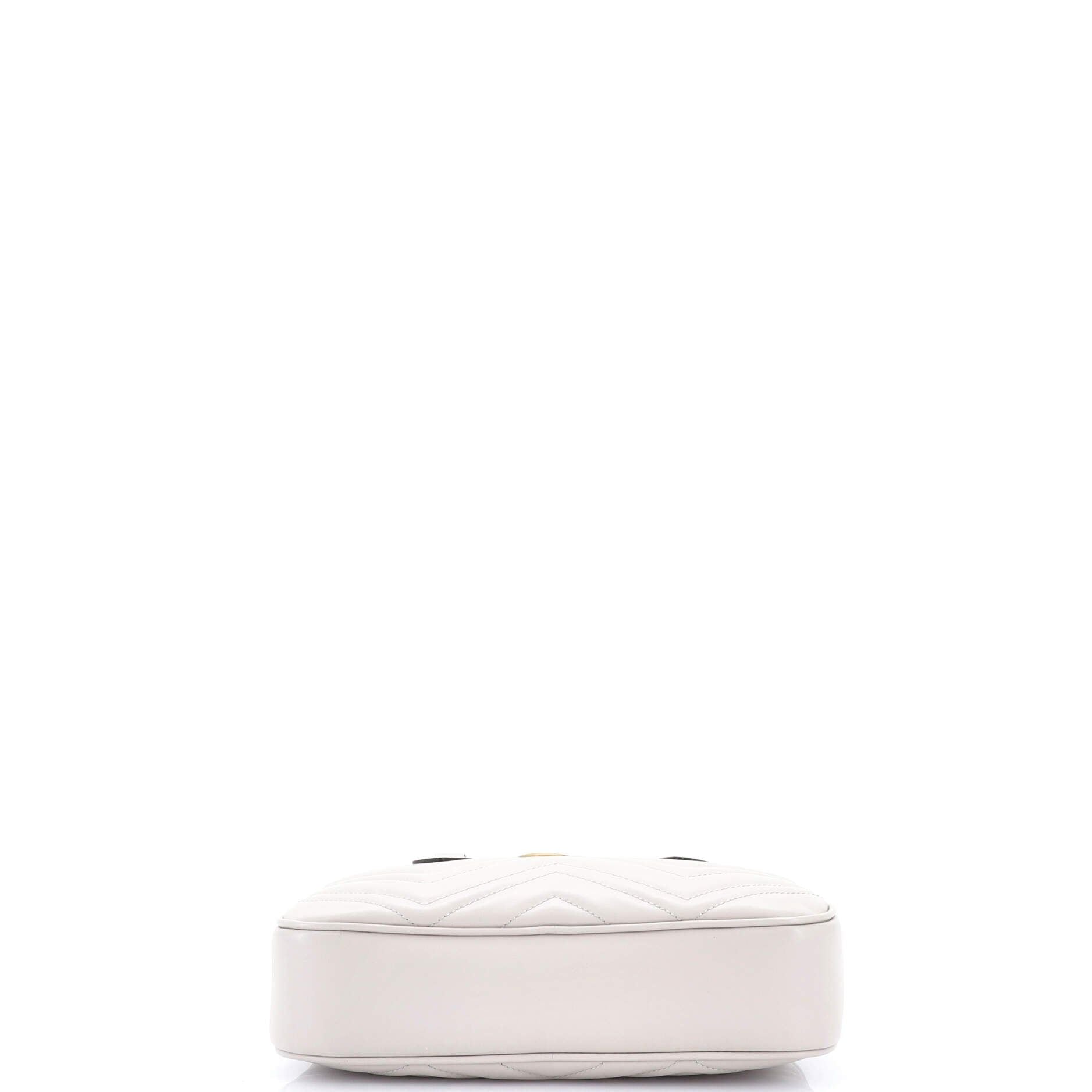 Gucci GG Marmont Top Handle Shoulder Bag Matelasse Leather Small