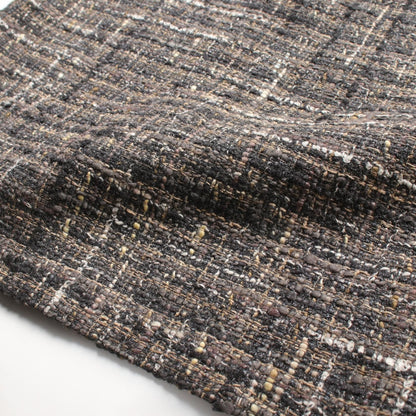 Chanel Gray Skirt Silk Wool Fabric P 26821v 17016