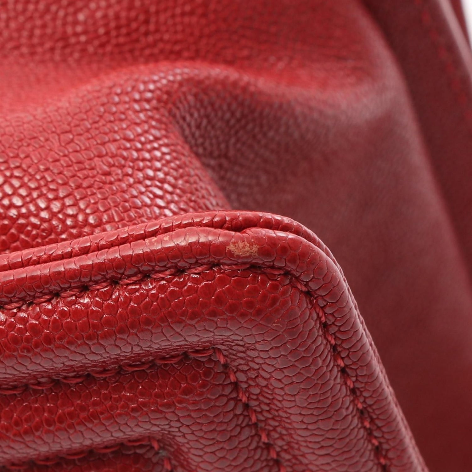 Chanel Red Boy Shoulder Bag Leather Grained Calfskin A 67086