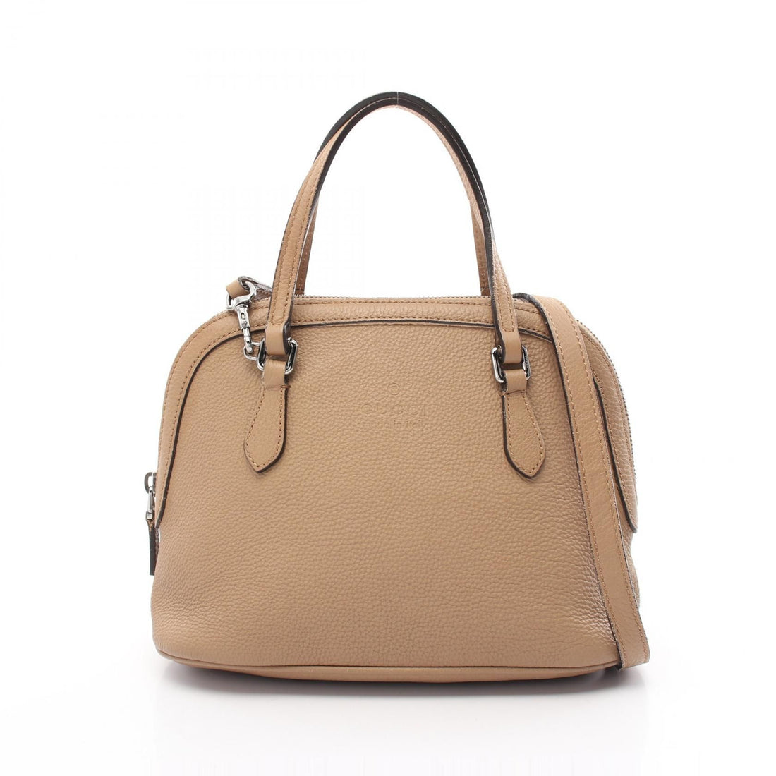 Gucci 2way Shoulder Handbag 341504 Leather Beige